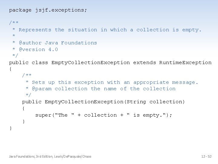 package jsjf. exceptions; /** * Represents the situation in which a collection is empty.