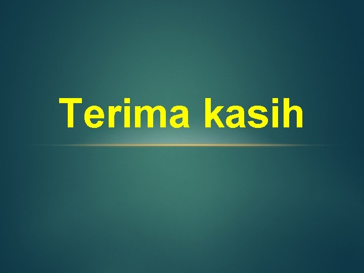 Terima kasih 