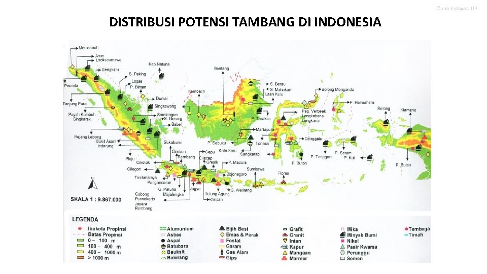 © edi hidayat, LIPI DISTRIBUSI POTENSI TAMBANG DI INDONESIA 