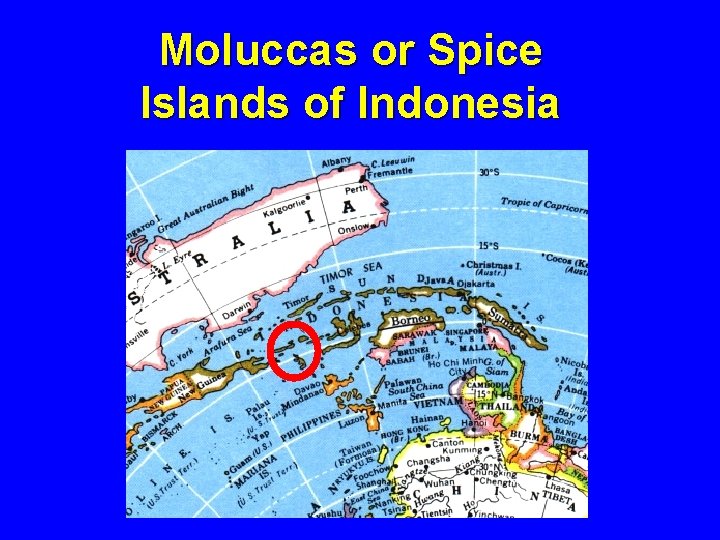 Moluccas or Spice Islands of Indonesia 