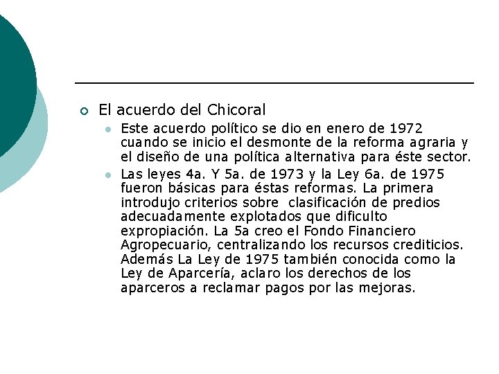 ¡ El acuerdo del Chicoral l l Este acuerdo político se dio en enero