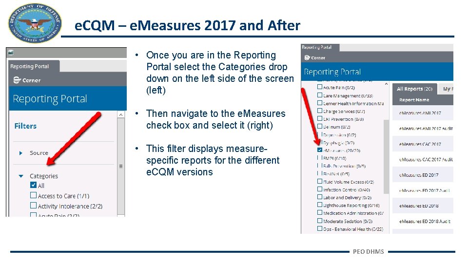 e. CQM – e. Measures 2017 and After • Once you are in the