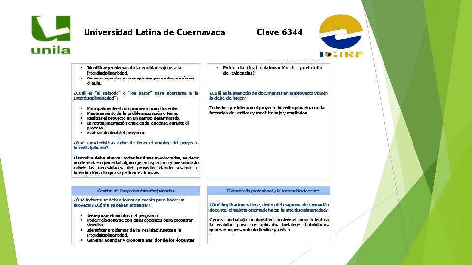 Universidad Latina de Cuernavaca Clave 6344 