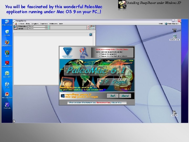 You will be fascinated by this wonderful Paleo. Mac application running under Mac OS