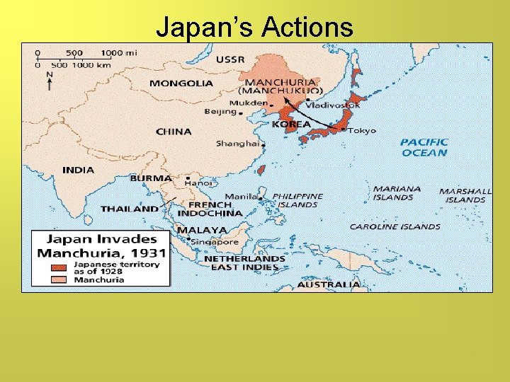 Japan’s Actions 