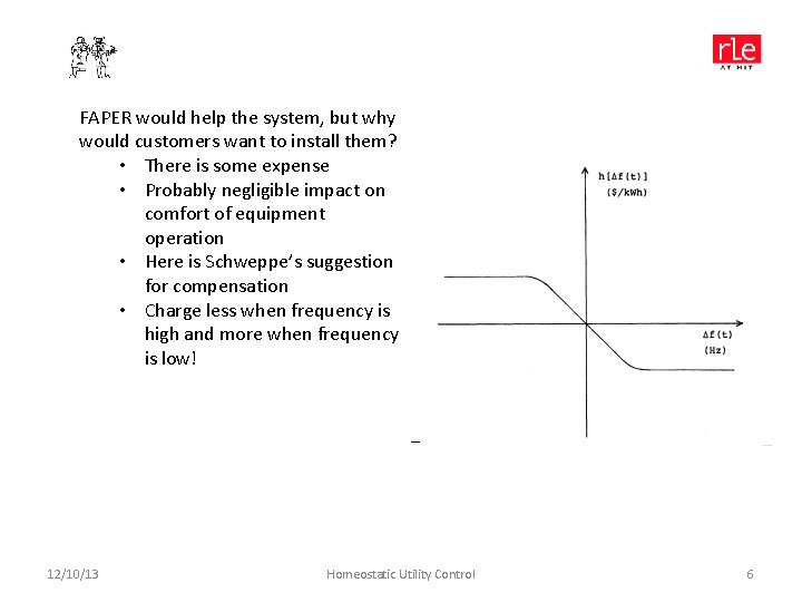 FAPER would help the system, but why would customers want to install them? •