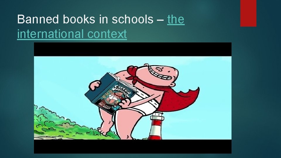 Banned books in schools – the international context 