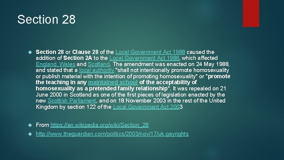 Section 28 or Clause 28 of the Local Government Act 1988 caused the addition