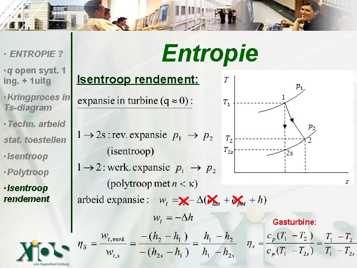  • ENTROPIE ? • q open syst. 1 ing. + 1 uitg Entropie