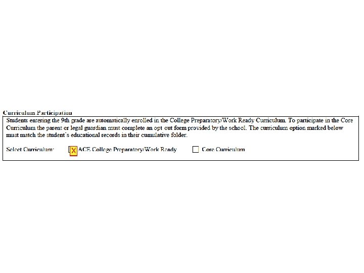 Screen shot of OSDE form 7 Curriculum Participation Screen shot of OSDE form 7 Curriculum Participation