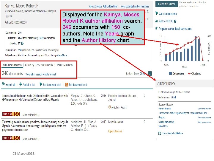 Displayed for the Kamya, Moses Robert K author affiliation search: 246 documents with 150