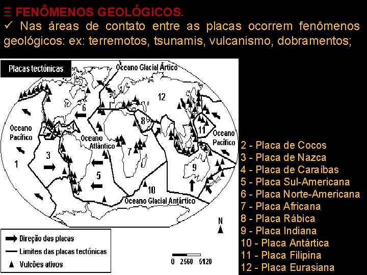 Ξ FENÔMENOS GEOLÓGICOS. ü Nas áreas de contato entre as placas ocorrem fenômenos geológicos: