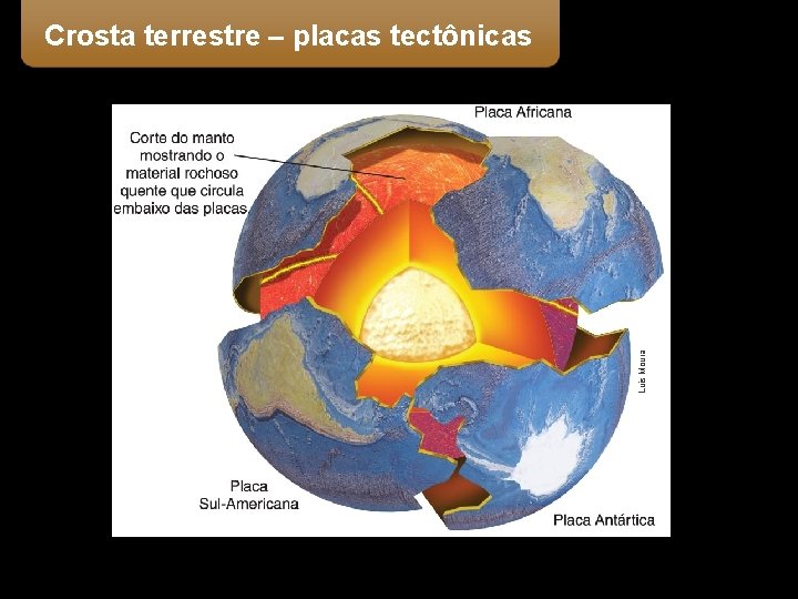 Luis Moura Crosta terrestre – placas tectônicas ROSE, Susanna van. Atlas da Terra: as