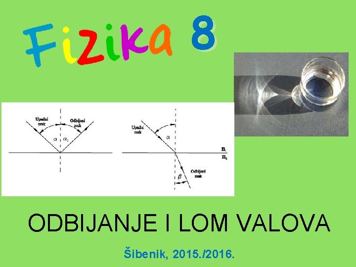 8 ODBIJANJE I LOM VALOVA Šibenik, 2015. /2016. 