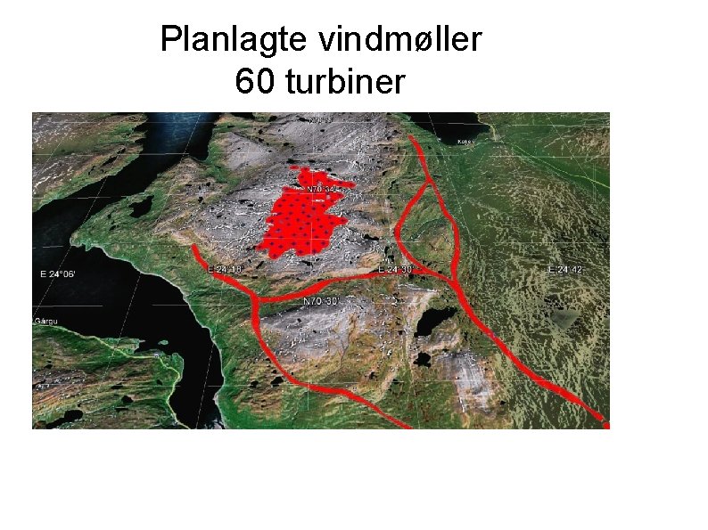 Planlagte vindmøller 60 turbiner 
