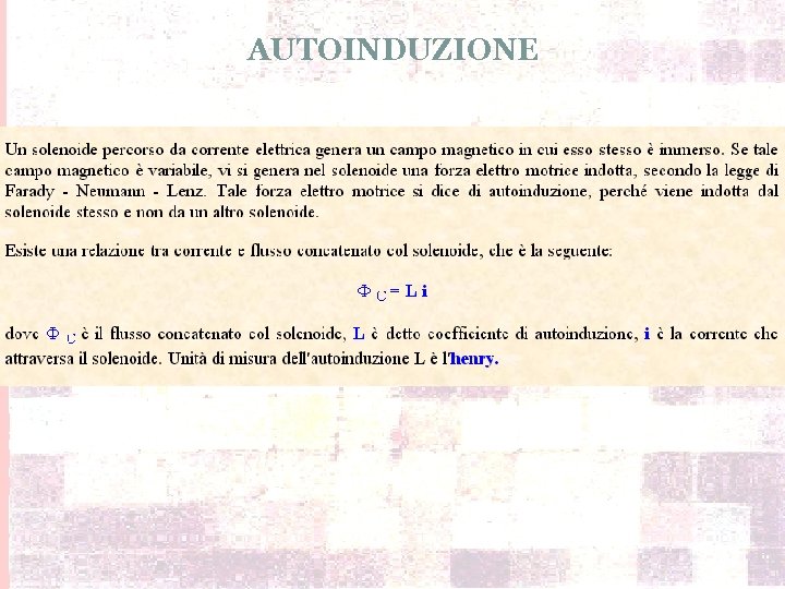 AUTOINDUZIONE 