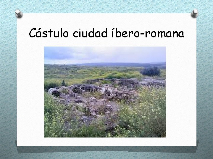 Cástulo ciudad íbero-romana 