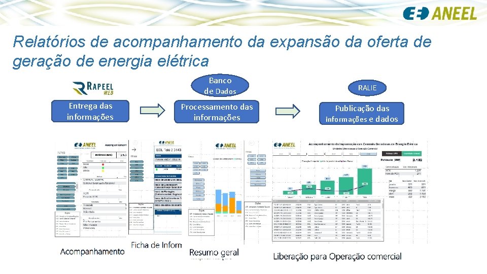Relatórios de acompanhamento da expansão da oferta de geração de energia elétrica Banco de