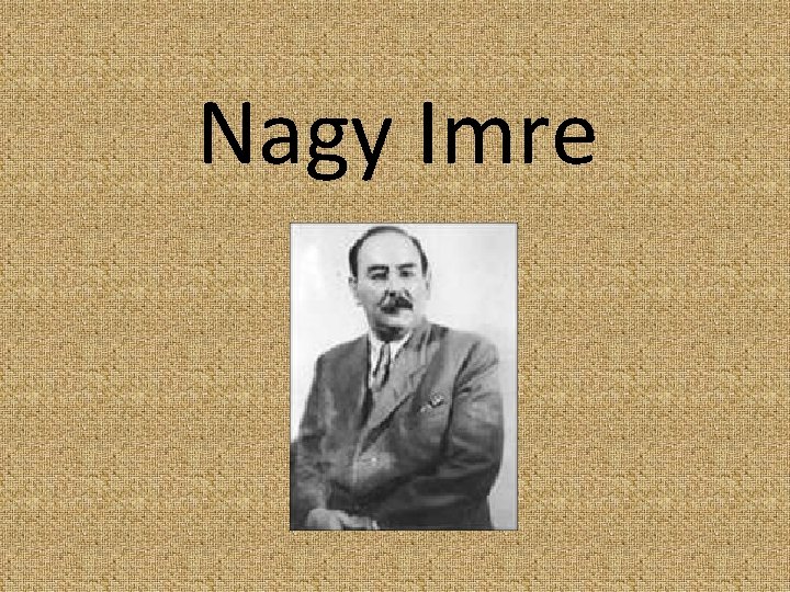 Nagy Imre 