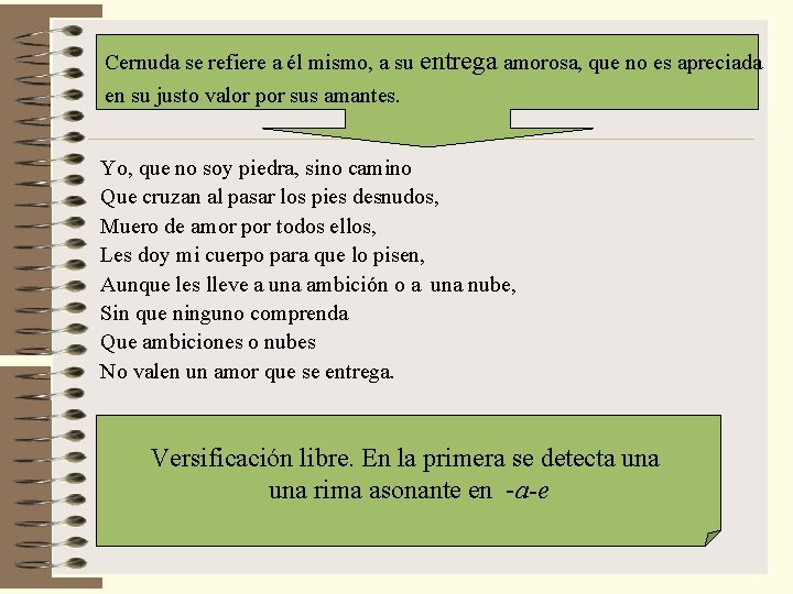 Cernuda se refiere a él mismo, a su entrega amorosa, que no es apreciada Cernuda se refiere a él mismo, a su entrega amorosa, que no es apreciada
