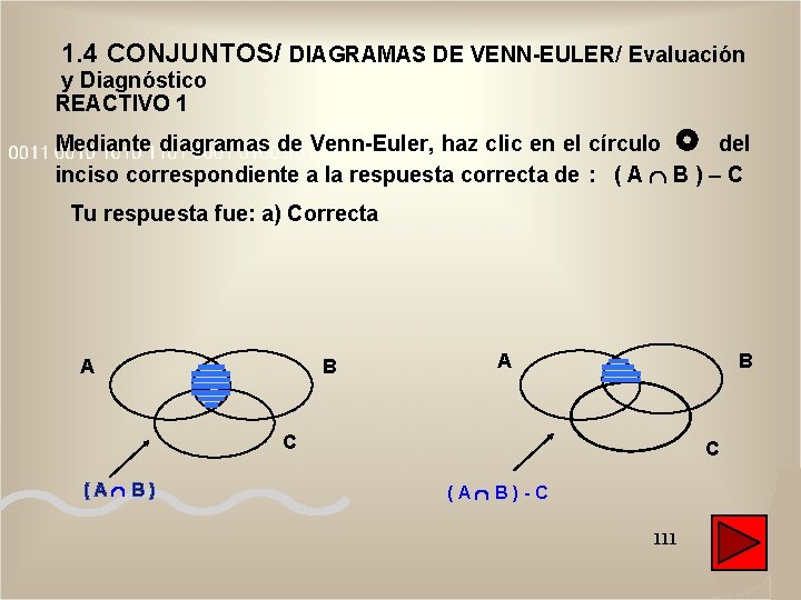 1. 4 CONJUNTOS/ DIAGRAMAS DE VENN-EULER/ Evaluación y Diagnóstico REACTIVO 1 Mediante diagramas de 1. 4 CONJUNTOS/ DIAGRAMAS DE VENN-EULER/ Evaluación y Diagnóstico REACTIVO 1 Mediante diagramas de
