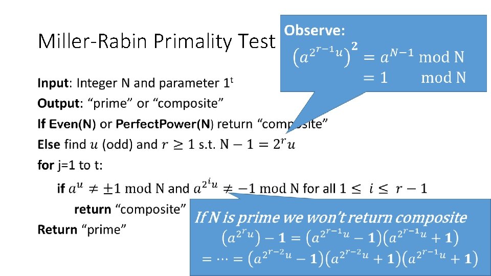 Miller-Rabin Primality Test • 37 