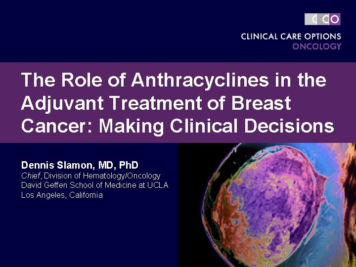 The Role of Anthracyclines in the Adjuvant Treatment of Breast Cancer: Making Clinical Decisions