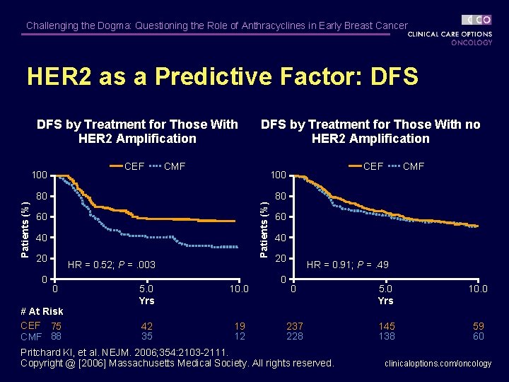 Challenging the Dogma: Questioning the Role of Anthracyclines in Early Breast Cancer HER 2