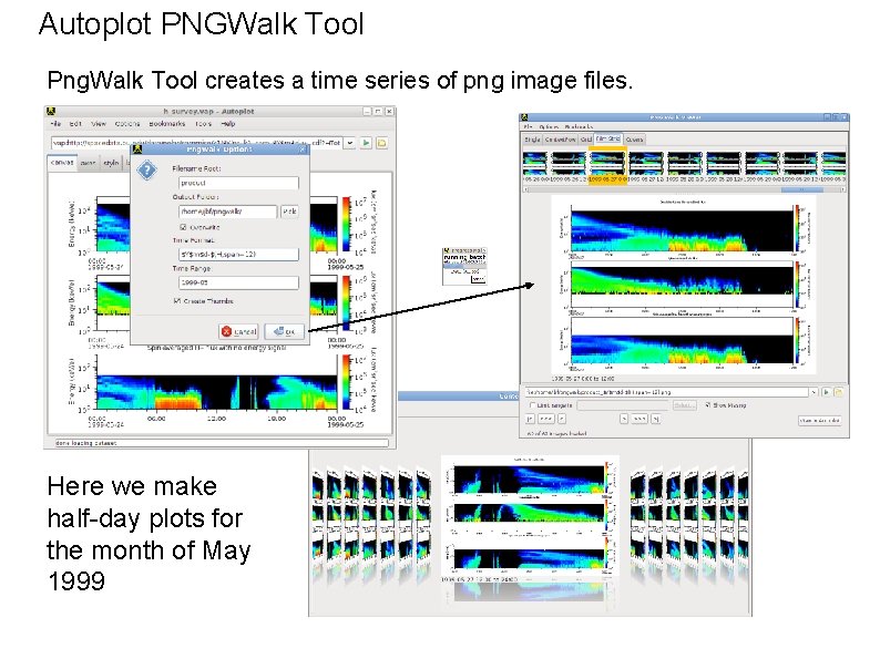 Autoplot PNGWalk Tool Png. Walk Tool creates a time series of png image files.