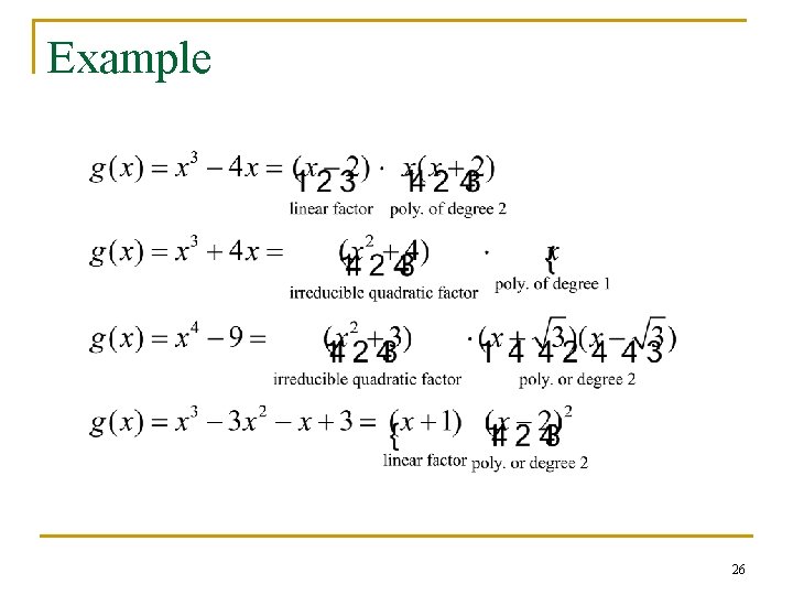 Example 26 Example 26