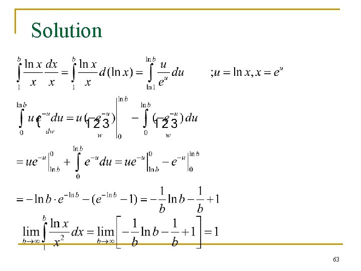 Solution 63 Solution 63