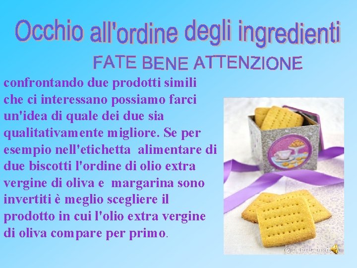 confrontando due prodotti simili che ci interessano possiamo farci un'idea di quale dei due confrontando due prodotti simili che ci interessano possiamo farci un'idea di quale dei due