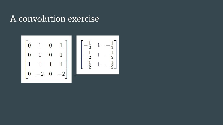 A convolution exercise 