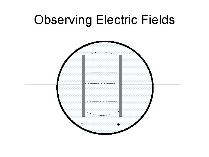 Observing Electric Fields - + 