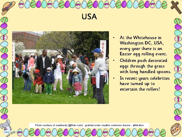 USA • • • At the Whitehouse in Washington DC, USA, every year there