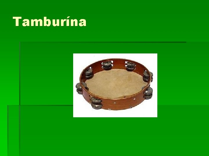 Tamburína 