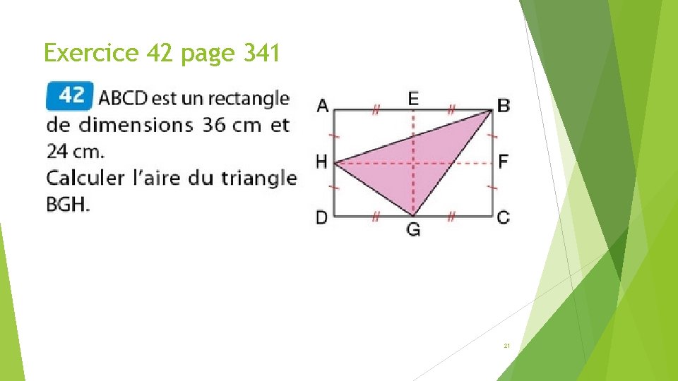 Exercice 42 page 341 21 