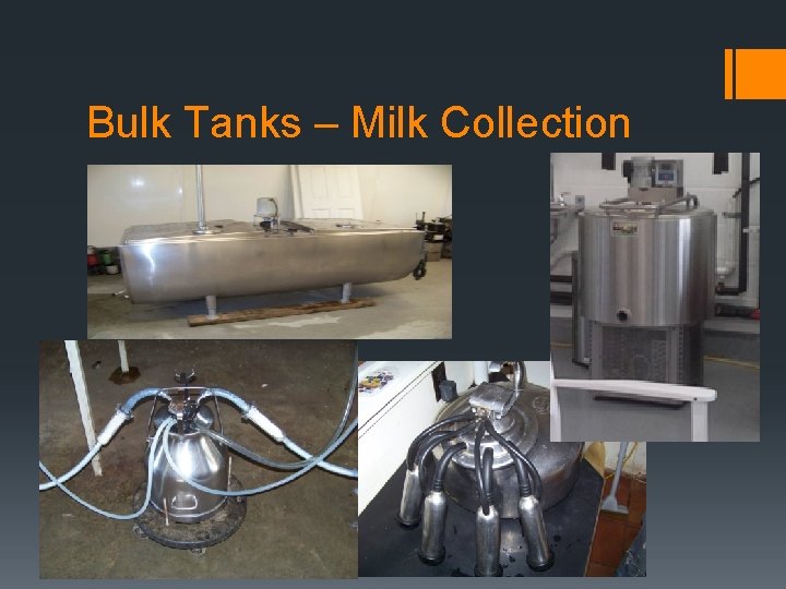 Bulk Tanks – Milk Collection 