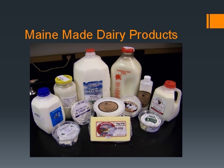 Maine Made Dairy Products 