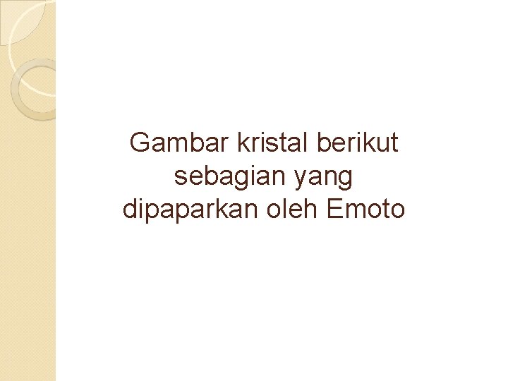 Gambar kristal berikut sebagian yang dipaparkan oleh Emoto 