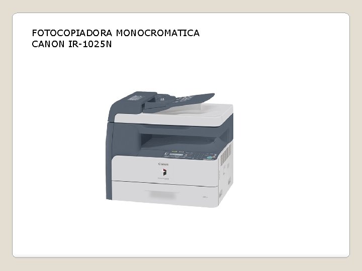 FOTOCOPIADORA RICOH AFICIO MP 2352 OFFIHAM C A