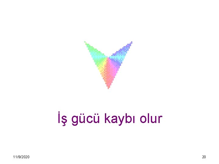 İş gücü kaybı olur 11/9/2020 20 