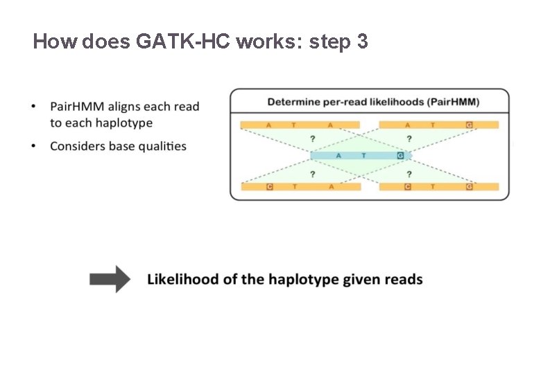 How does GATK-HC works: step 3 22/11/2016 Variant Calling – Yannick Boursin 21 