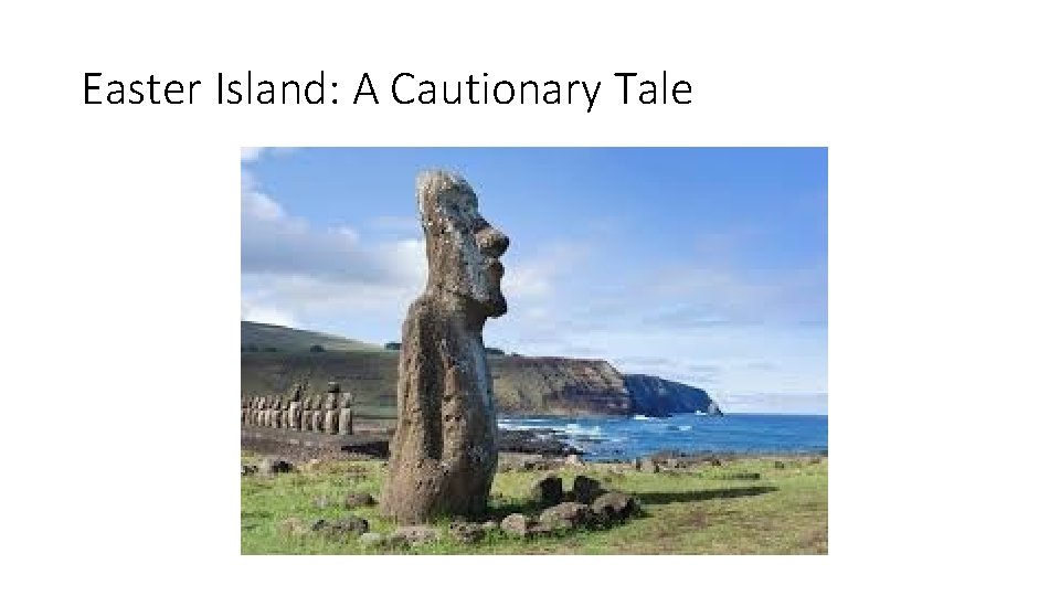 Easter Island: A Cautionary Tale 