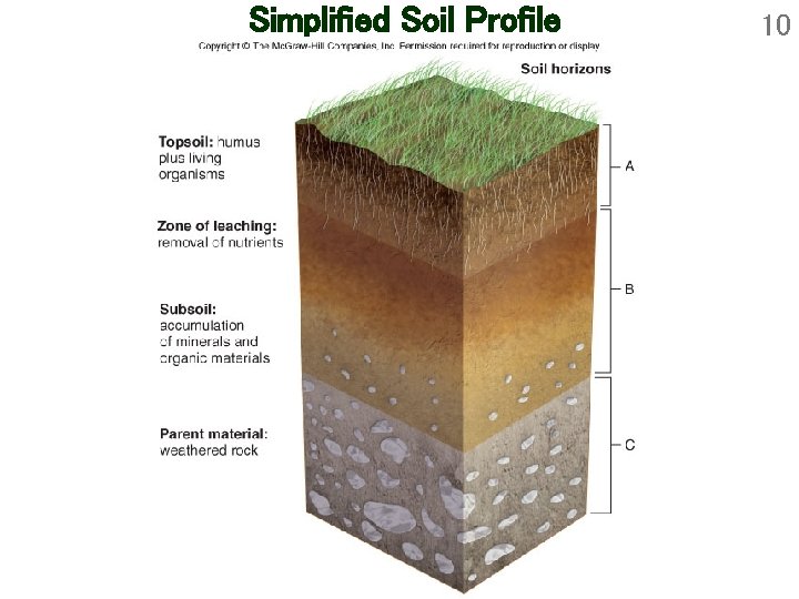 Simplified Soil Profile 10 Simplified Soil Profile 10