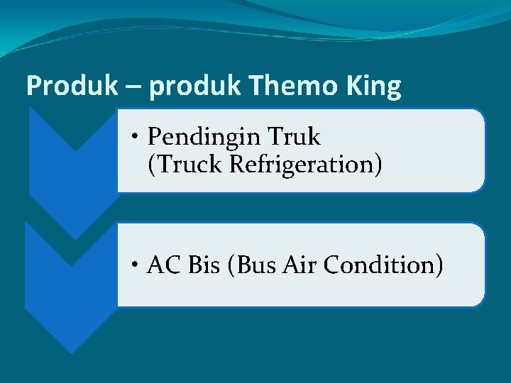 Produk – produk Themo King • Pendingin Truk (Truck Refrigeration) • AC Bis (Bus