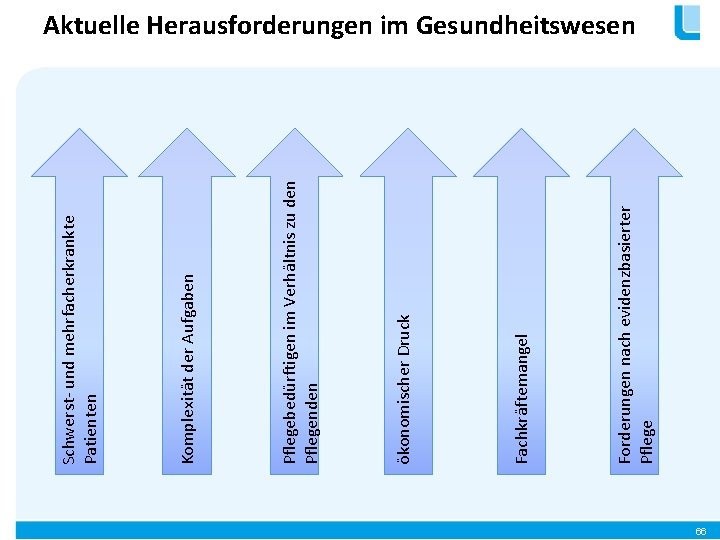 Forderungen nach evidenzbasierter Pflege Fachkräftemangel ökonomischer Druck Pflegebedürftigen im Verhältnis zu den Pflegenden Komplexität