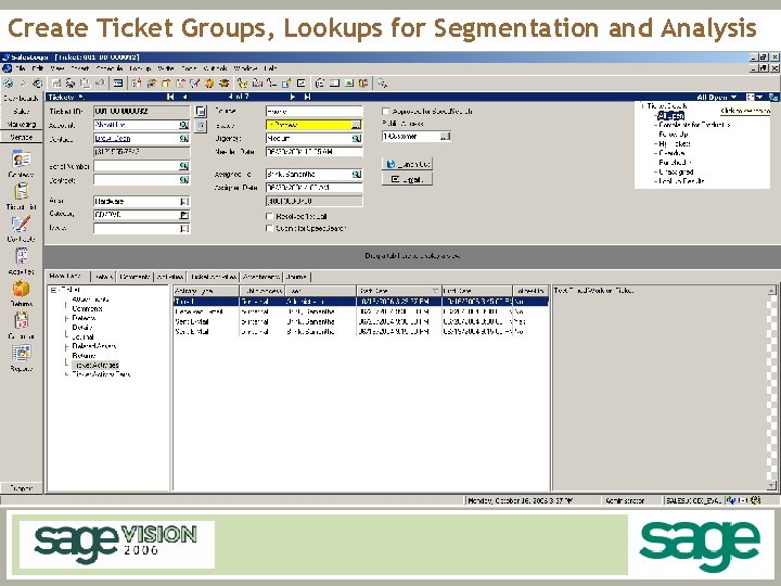 Create Ticket Groups, Lookups for Segmentation and Analysis 