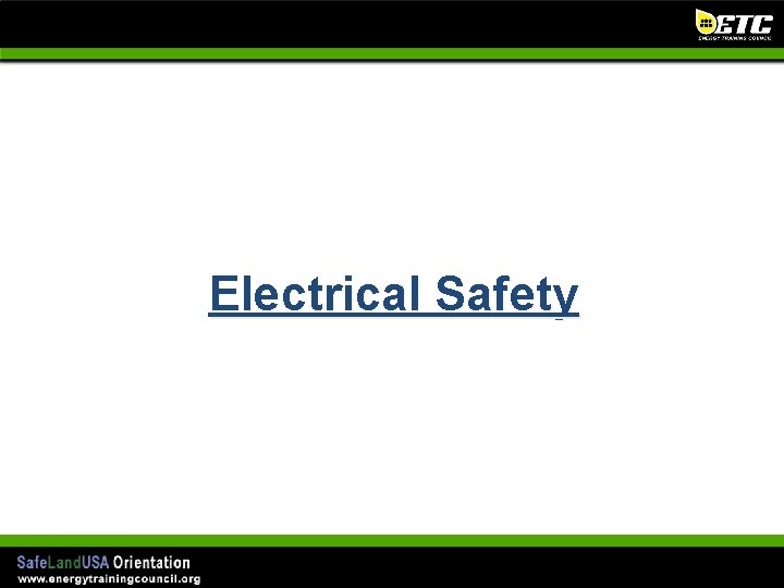 Electrical Safety 