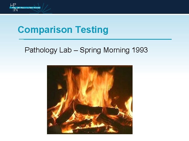 Comparison Testing Pathology Lab – Spring Morning 1993 